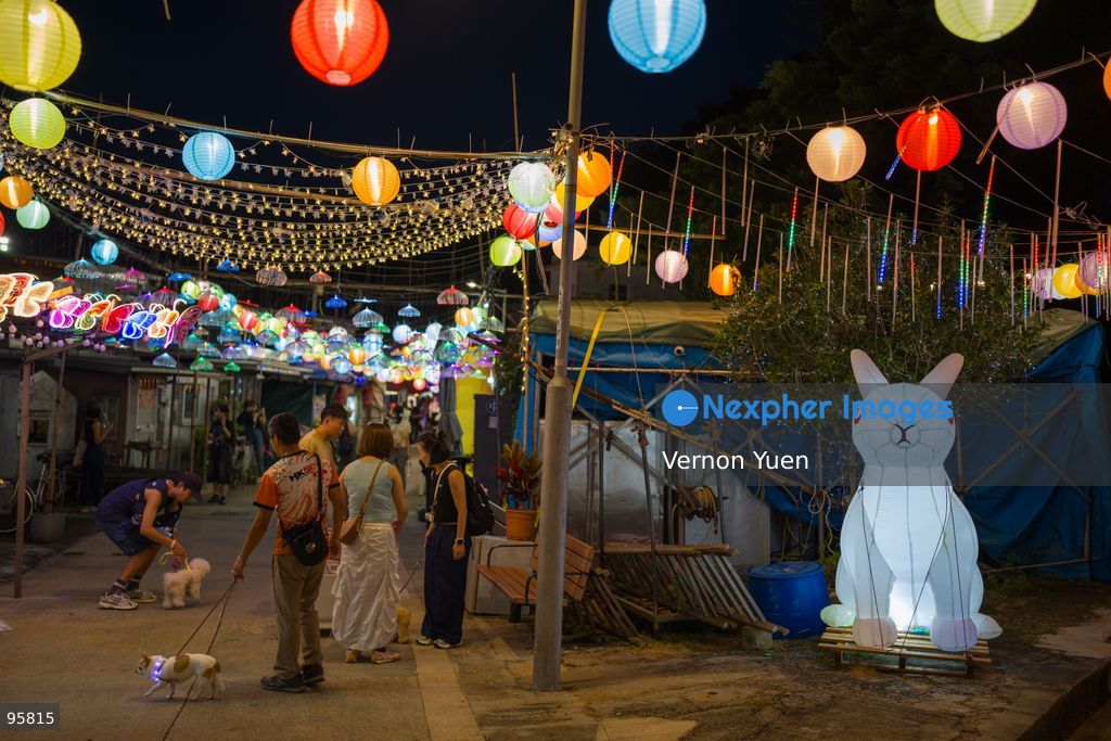 Mid autumn festival lights at Shek O on September 23, 2026 in Hong Kong. (Photo by Vernon Yuen/Nexpher Images)