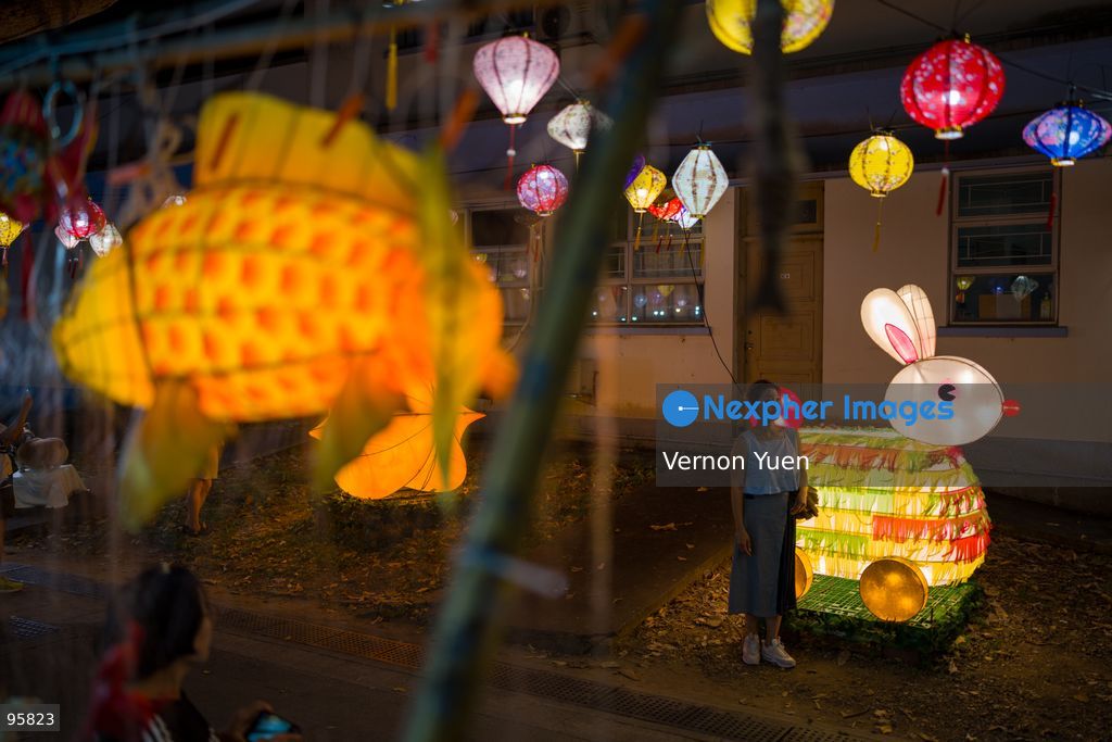 People viewing the Mid autumn festival lights at Shek O on September 23, 2026 in Hong Kong. (Photo by Vernon Yuen/Nexpher Images)