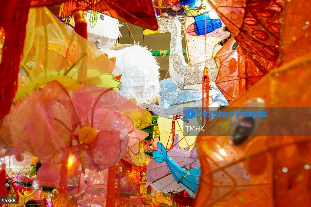 A colourful array of traditional paper lanterns and classic plastic inflatable lanterns hang across a neighbourhood shop on September 22, 2026 in Hong Kong, offering nostalgic festive staples to local residents ahead of the upcoming Mid-Autumn Festival. (Photo by Zulu Lo/TMHK via Nexpher Images)