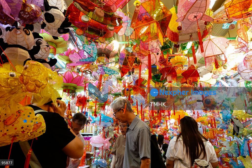 Residents browse and choose from rows of handmade paper lanterns and nostalgic plastic lanterns inside a traditional shop on September 22, 2026 in Hong Kong, preparing for family gatherings and festive celebrations ahead of the Mid-Autumn Festival. (Photo by Zulu Lo/TMHK via Nexpher Images)