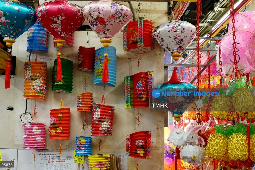 A colourful array of traditional paper lanterns and classic plastic inflatable lanterns hang across a neighbourhood shop on September 22, 2026 in Hong Kong, offering nostalgic festive staples to local residents ahead of the upcoming Mid-Autumn Festival. (Photo by Zulu Lo/TMHK via Nexpher Images)