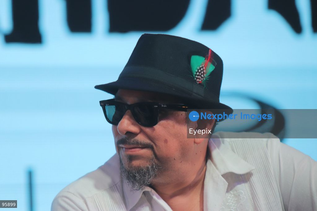 Aldo Acuña, bassist of the Mexican rock band, ‘La Maldita Vecindad’ speaks during a press conference to announce the band's 40th-anniversary concert at the Stelaris Forum. on September 22, 2026, in Mexico City, Mexico. (Photo by Carlos Santiago/ Eyepix Group) (Photo by Carlos Santiago / Eyepix Group/Eyepix via Nexpher Images)
