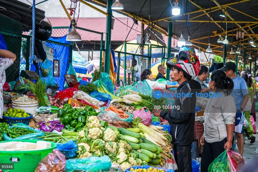 KATHMANDU, NEPAL —September 23, 2026: Farmers sell fresh, locally grown vegetables at the Kalimati Vegetable Market in Kathmandu, Nepal. Farmers bring fresh seasonal produce to the market, supplying vegetables to consumers and traders in Nepal’s capital, Kathmandu. (Photo by ap tolang/Nexpher Images)