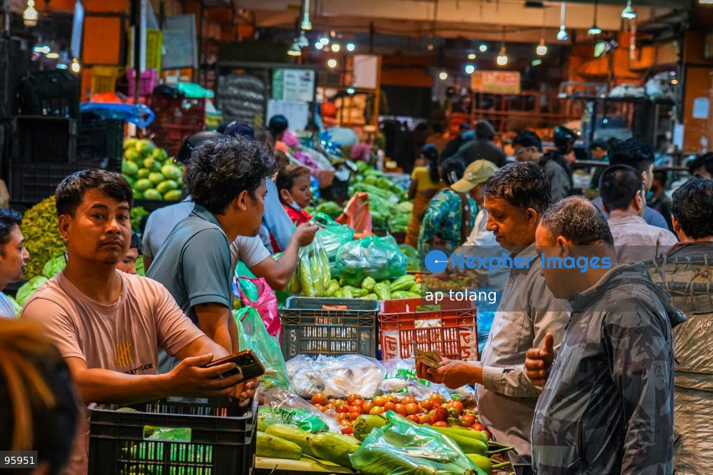 KATHMANDU, NEPAL —September 23, 2026: Farmers sell fresh, locally grown vegetables at the Kalimati Vegetable Market in Kathmandu, Nepal. Farmers bring fresh seasonal produce to the market, supplying vegetables to consumers and traders in Nepal’s capital, Kathmandu. (Photo by ap tolang/Nexpher Images)
