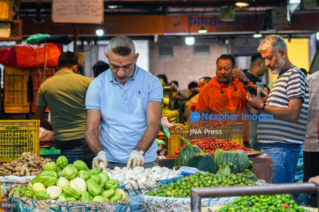KATHMANDU, NEPAL, SEPTEMBER 23, 2026: Farmers and vendors sell locally grown vegetables at the Kalimati Fruit and Vegetable Market in Kathmandu. Fresh seasonal produce is brought to the market for sale to consumers and traders, supplying one of the Nepalese capital’s major wholesale and retail produce hubs. Photo by Ambir Tolang / JNA Press. (Photo by Ambir Tolang/JNA Press via Nexpher Images)