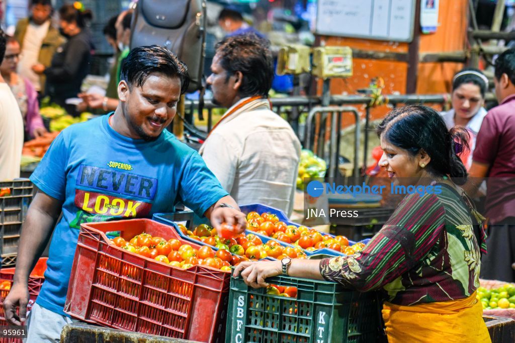 KATHMANDU, NEPAL, SEPTEMBER 23, 2026: Farmers and vendors sell locally grown vegetables at the Kalimati Fruit and Vegetable Market in Kathmandu. Fresh seasonal produce is brought to the market for sale to consumers and traders, supplying one of the Nepalese capital’s major wholesale and retail produce hubs. Photo by Ambir Tolang / JNA Press. (Photo by Ambir Tolang/JNA Press via Nexpher Images)