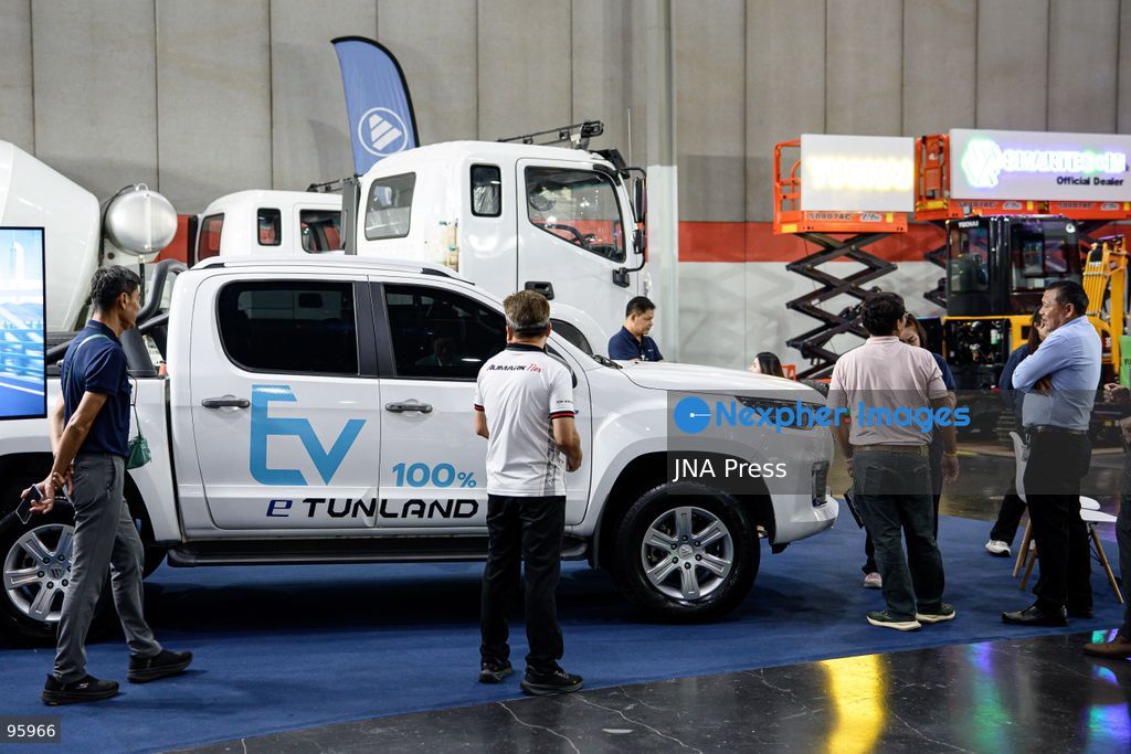 BANGKOK, THAILAND, SEPTEMBER 23, 2026: Visitors and exhibitors attend Concrete Expo Asia 2026, Mining Expo Thailand 2026 and CBA Expo 2026 in Bangkok, where Thai and international companies showcase construction, mining and industrial technologies. The exhibitions feature heavy machinery, electric equipment and vehicles, as well as technologies focused on efficiency and sustainability in the construction and mining sectors. Photo by Watsawat Koktabtim / JNA Press. (Photo by Watsawat Koktabtim/JNA Press via Nexpher Images)