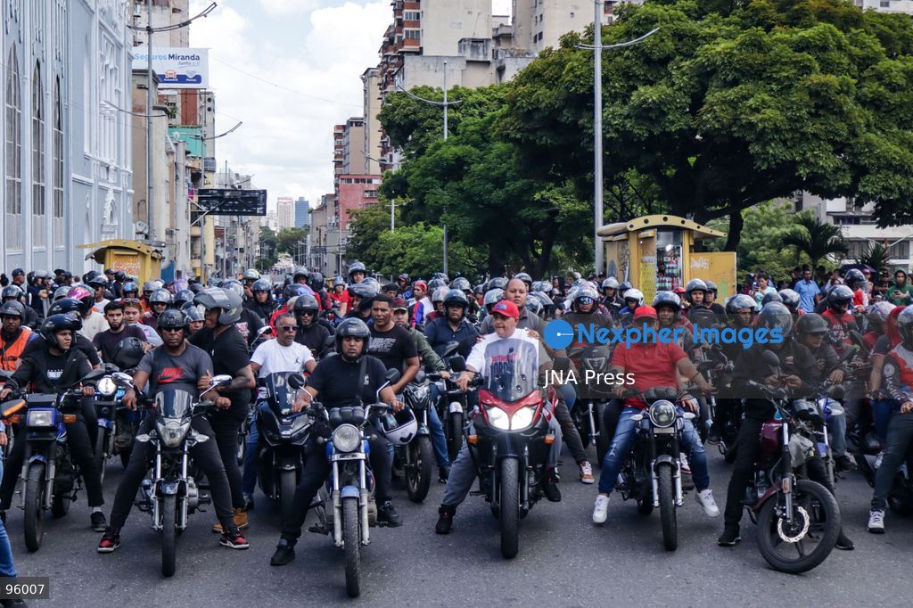 CARACAS, VENEZUELA, SEPTEMBER 23, 2026: Supporters of Venezuela’s ruling United Socialist Party (PSUV), public-sector workers and pro-government groups march through central Caracas in support of interim President Delcy Rodríguez as she attends the 81st United Nations General Assembly in New York. The demonstration was called by the PSUV to coincide with Rodríguez’s address to the General Assembly. Photo by Mario Flores / JNA Press. (Photo by Mario Flores/JNA Press via Nexpher Images)