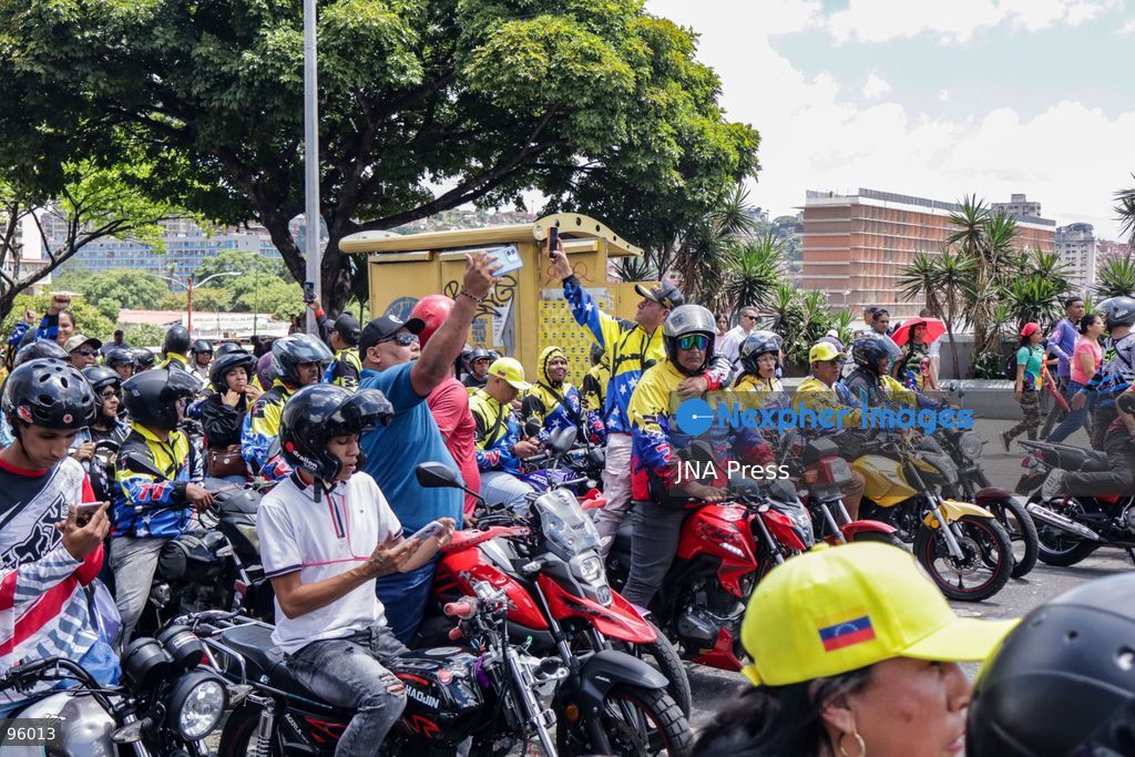 CARACAS, VENEZUELA, SEPTEMBER 23, 2026: Supporters of Venezuela’s ruling United Socialist Party (PSUV), public-sector workers and pro-government groups march through central Caracas in support of interim President Delcy Rodríguez as she attends the 81st United Nations General Assembly in New York. The demonstration was called by the PSUV to coincide with Rodríguez’s address to the General Assembly. Photo by Mario Flores / JNA Press. (Photo by Mario Flores/JNA Press via Nexpher Images)
