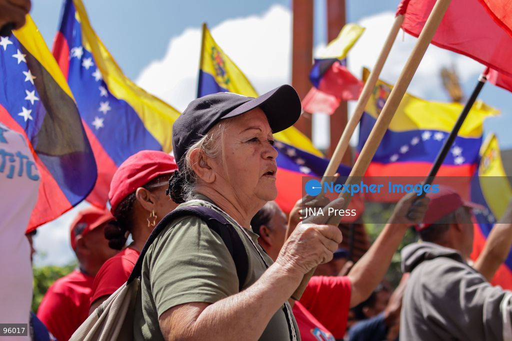 CARACAS, VENEZUELA, SEPTEMBER 23, 2026: Supporters of Venezuela’s ruling United Socialist Party (PSUV), public-sector workers and pro-government groups march through central Caracas in support of interim President Delcy Rodríguez as she attends the 81st United Nations General Assembly in New York. The demonstration was called by the PSUV to coincide with Rodríguez’s address to the General Assembly. Photo by Mario Flores / JNA Press. (Photo by Mario Flores/JNA Press via Nexpher Images)