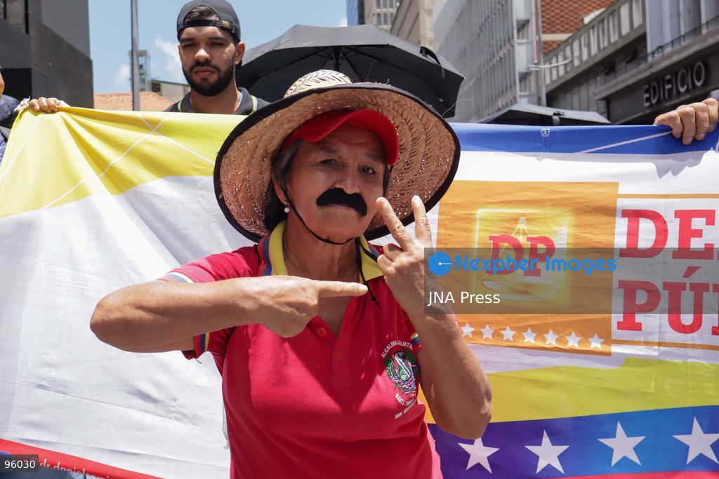 CARACAS, VENEZUELA, SEPTEMBER 23, 2026: Supporters of Venezuela’s ruling United Socialist Party (PSUV), public-sector workers and pro-government groups march through central Caracas in support of interim President Delcy Rodríguez as she attends the 81st United Nations General Assembly in New York. The demonstration was called by the PSUV to coincide with Rodríguez’s address to the General Assembly. Photo by Mario Flores / JNA Press. (Photo by Mario Flores/JNA Press via Nexpher Images)
