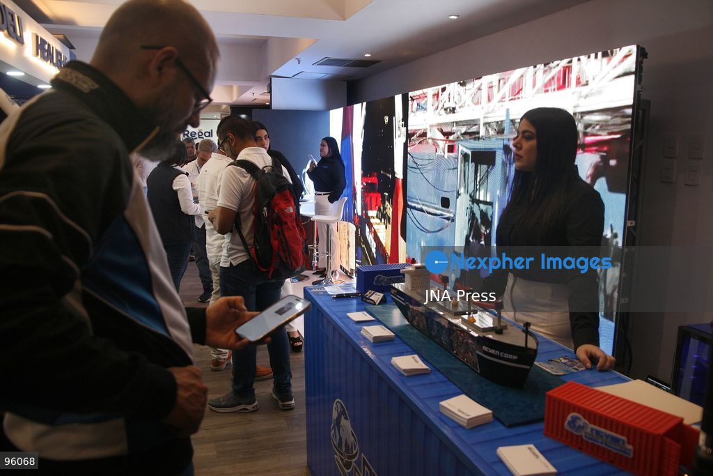 MARACAIBO, VENEZUELA, SEPTEMBER 23, 2026: Visitors and exhibitors attend the eighth International Oil, Industry and Trade Expo at the Hotel Kristoff in Maracaibo, Zulia state. Organized by Petróleos de América, the two-day event brings together around 160 companies from Venezuela and abroad involved in the oil, industrial and commercial sectors, with exhibitions, business meetings and conferences focused on investment and the development of Venezuela’s energy industry. Photo by Humberto Matheus / JNA Press. (Photo by Humberto Matheus/JNA Press via Nexpher Images)