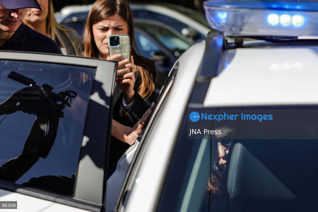 TIRANA, ALBANIA, SEPTEMBER 24, 2026: Former Albanian State Intelligence Service (SHISH) director Vlora Hyseni arrives at the Special Court against Corruption and Organized Crime (GJKKO) in Tirana for proceedings related to a security measure imposed against her as part of an investigation by the Special Prosecutor’s Office (SPAK). Hyseni has been placed under house arrest and is being investigated on suspicion of assisting a criminal offender and disclosing secret information. The allegations remain under investigation and have not been established by a final court ruling. Hyseni was dismissed as head of SHISH after the security measure was imposed. Photo by Vlasov Sulaj / JNA Press. (Photo by Vlasov Sulaj/JNA Press via Nexpher Images)