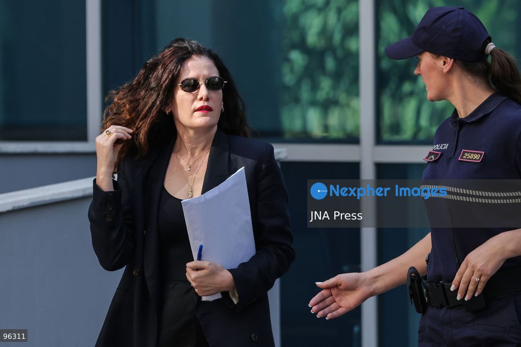TIRANA, ALBANIA, SEPTEMBER 24, 2026: Former Albanian State Intelligence Service (SHISH) director Vlora Hyseni arrives at the Special Court against Corruption and Organized Crime (GJKKO) in Tirana for proceedings related to a security measure imposed against her as part of an investigation by the Special Prosecutor’s Office (SPAK). Hyseni has been placed under house arrest and is being investigated on suspicion of assisting a criminal offender and disclosing secret information. The allegations remain under investigation and have not been established by a final court ruling. Hyseni was dismissed as head of SHISH after the security measure was imposed. Photo by Vlasov Sulaj / JNA Press. (Photo by Vlasov Sulaj/JNA Press via Nexpher Images)