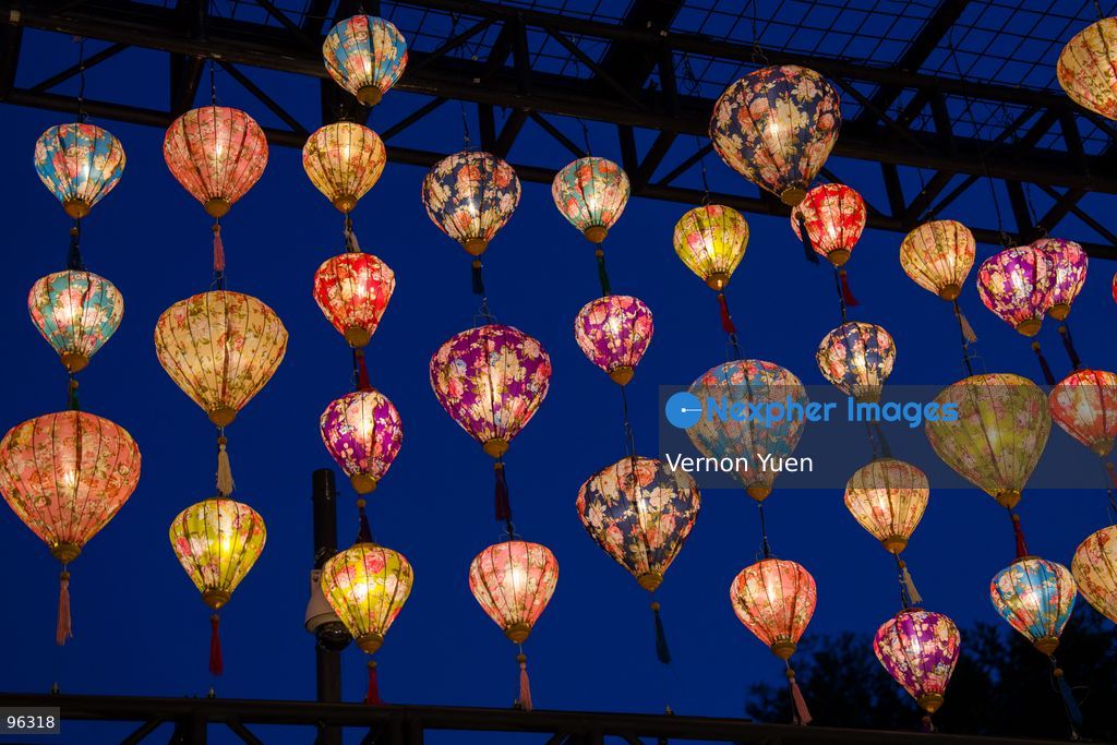 Lanterns part of the mid autumn festival lights at Victoria Park on September 24, 2026 in Hong Kong. (Photo by Vernon Yuen/Nexpher Images)