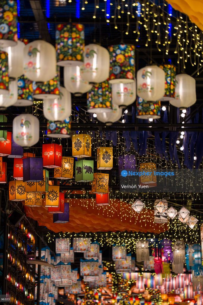 Lanterns part of the mid autumn festival lights at Victoria Park on September 24, 2026 in Hong Kong. (Photo by Vernon Yuen/Nexpher Images)
