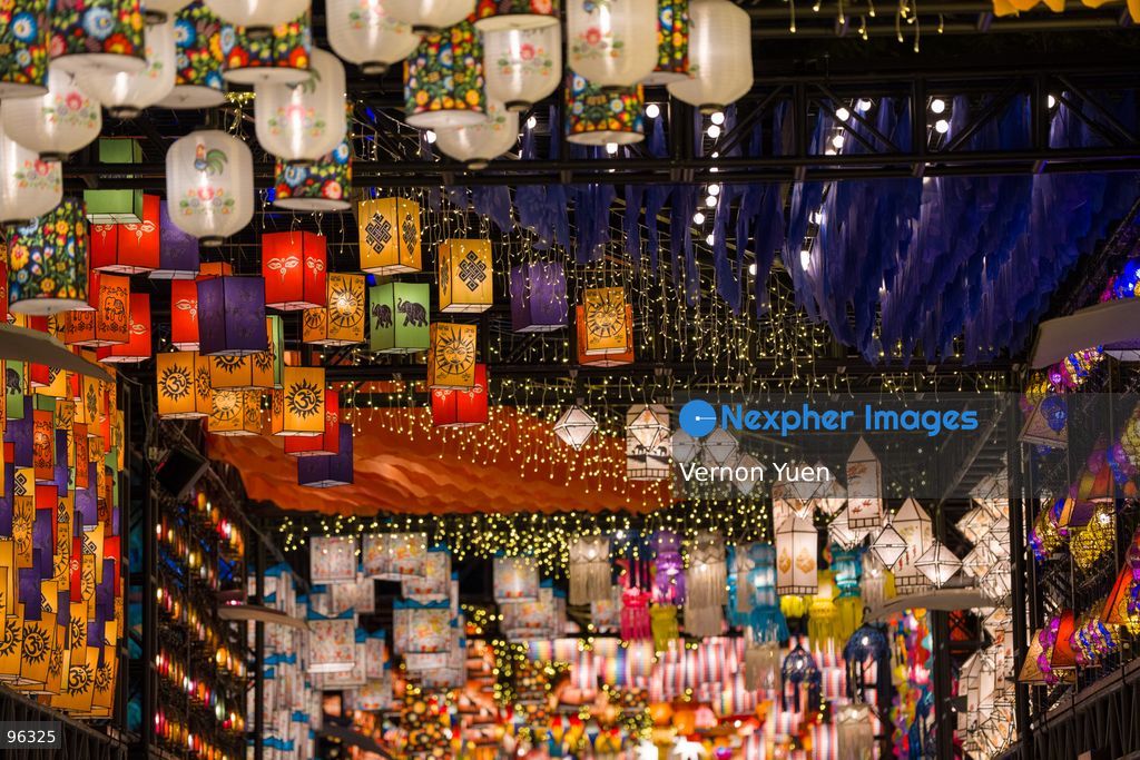 Lanterns part of the mid autumn festival lights at Victoria Park on September 24, 2026 in Hong Kong. (Photo by Vernon Yuen/Nexpher Images)