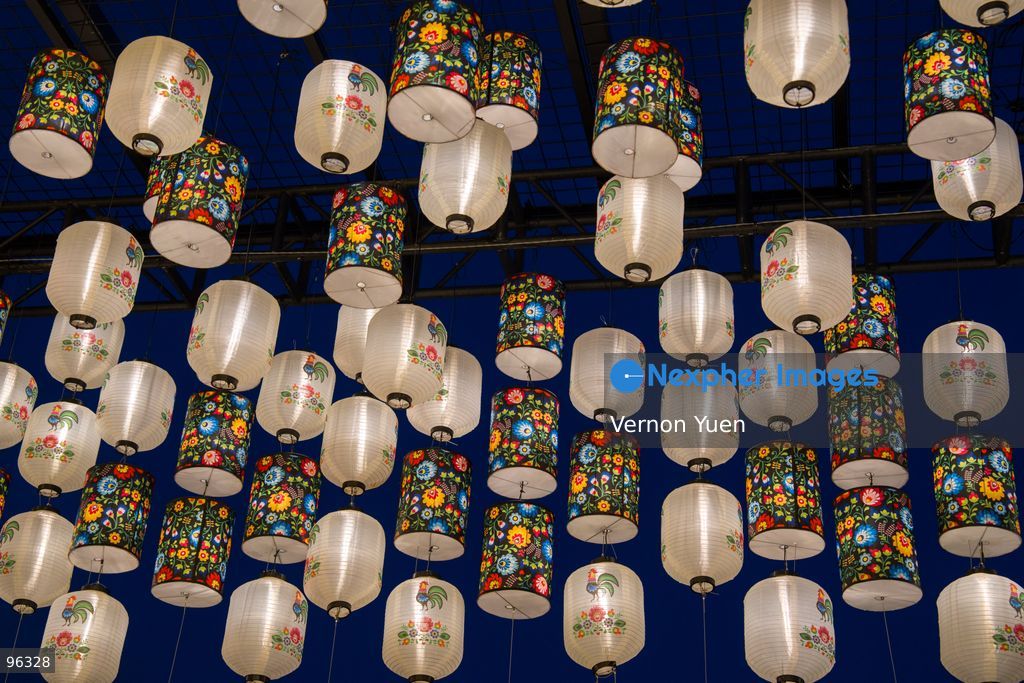 Lanterns part of the mid autumn festival lights at Victoria Park on September 24, 2026 in Hong Kong. (Photo by Vernon Yuen/Nexpher Images)