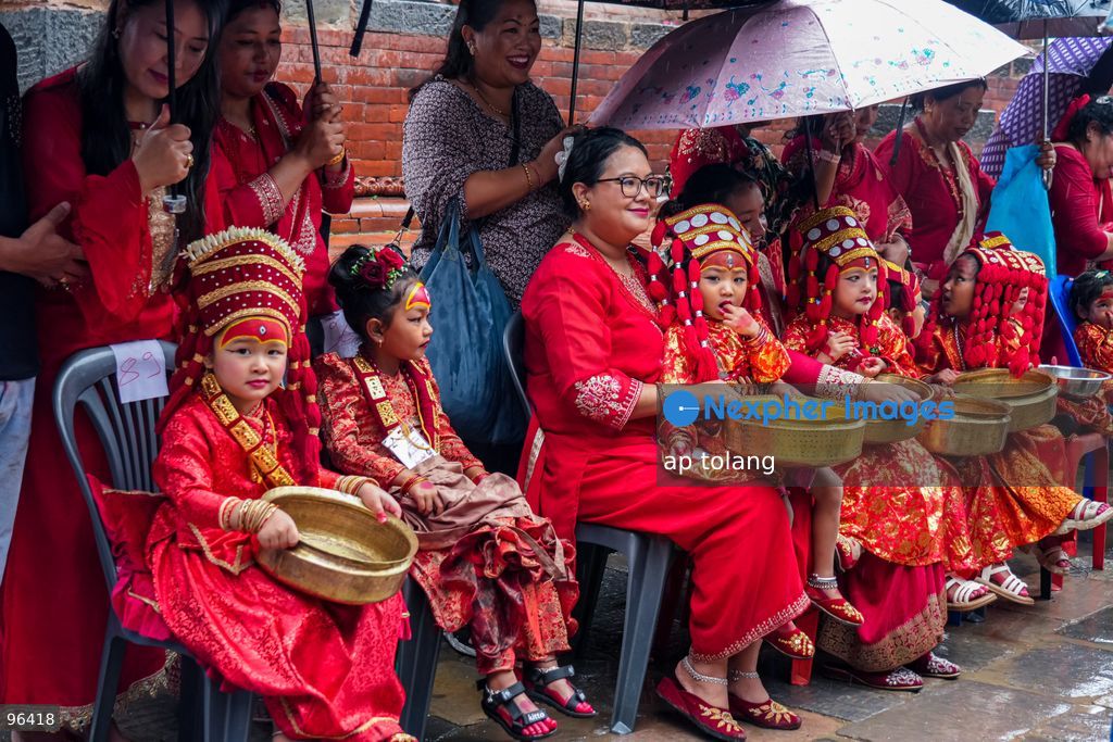 KATHMANDU, NEPAL —September 24, 2026: Devotees participate in the Kumari Puja ceremony on the second day of Indra Jatra at Basantapur Durbar Square in Kathmandu, Nepal. Indra Jatra, one of Kathmandu Valley’s major traditional festivals, is celebrated with religious rituals, cultural performances and processions. (Photo by ap tolang/Nexpher Images)