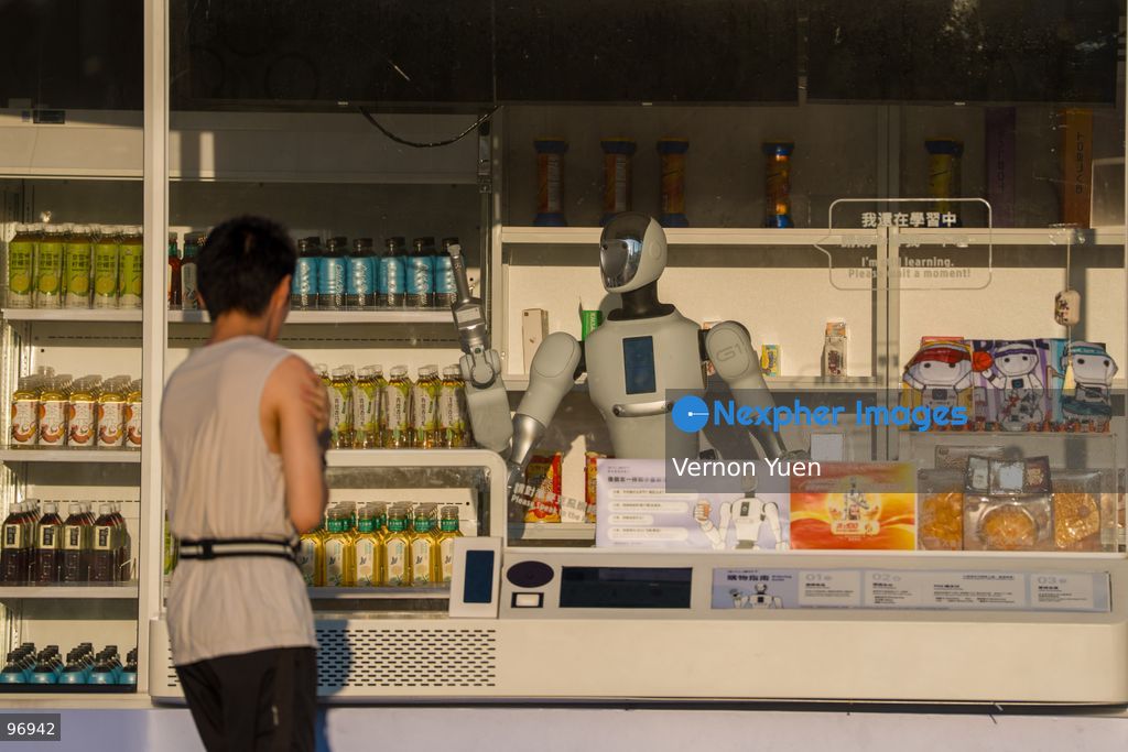 A robot operating a convenience store on September 26, 2026 in Hong Kong. (Photo by Vernon Yuen/Nexpher Images)