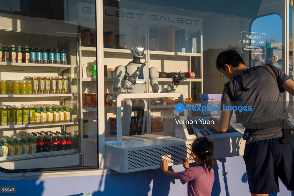 A robot operating a convenience store on September 26, 2026 in Hong Kong. (Photo by Vernon Yuen/Nexpher Images)