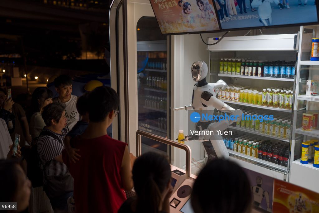 A robot operating a convenience store on September 26, 2026 in Hong Kong. (Photo by Vernon Yuen/Nexpher Images)