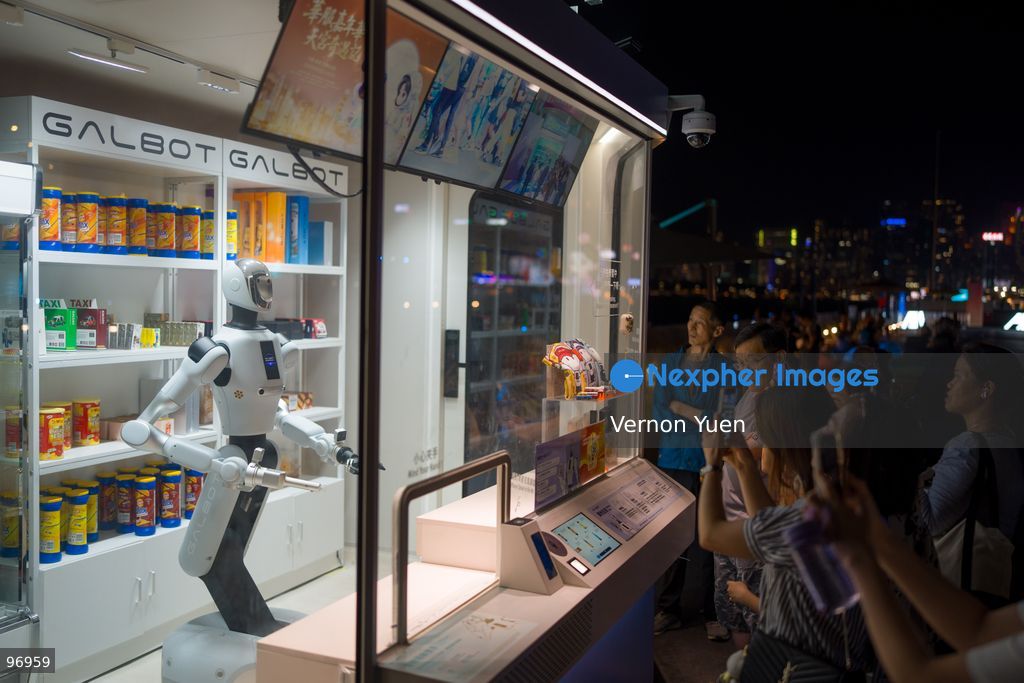 A robot operating a convenience store on September 26, 2026 in Hong Kong. (Photo by Vernon Yuen/Nexpher Images)