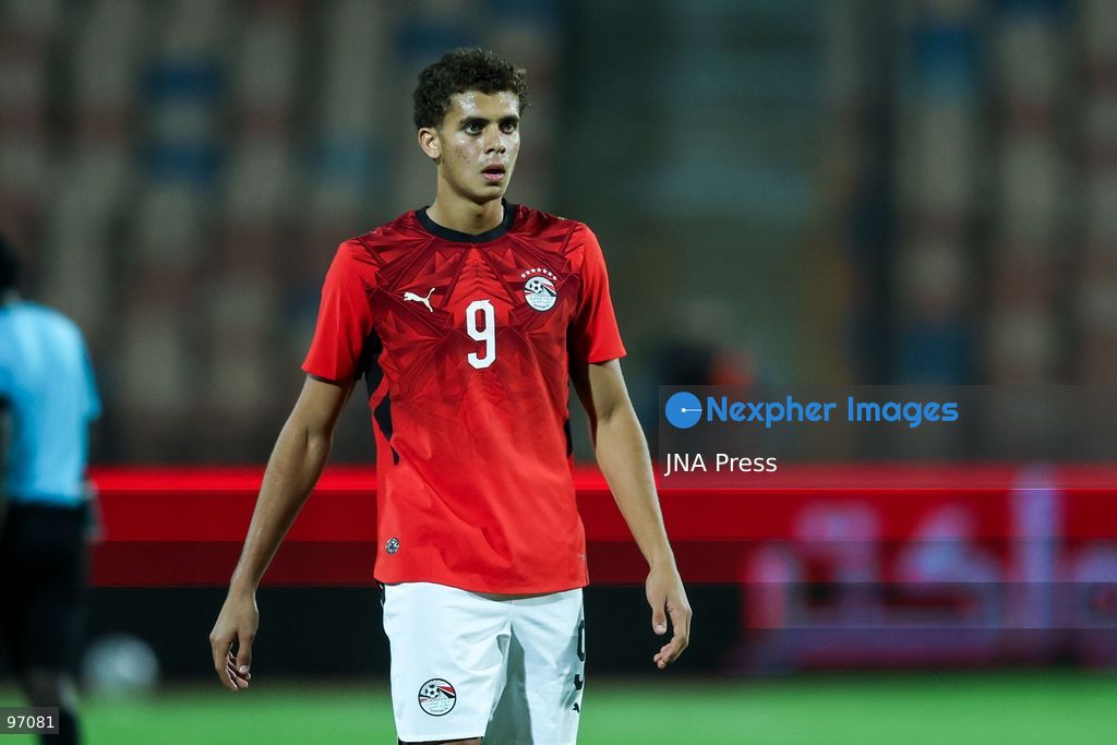 CAIRO, EGYPT, SEPTEMBER 25, 2026: 9 Hamza Abdelkarim of Egypt during Africa Cup of Nations qualification Group B match between Egypt and Angola at Cairo International Stadium in 25 Sep 2026.Photo by Ayman Aref / JNA Press (Photo by Ayman Aref/JNA Press via Nexpher Images)