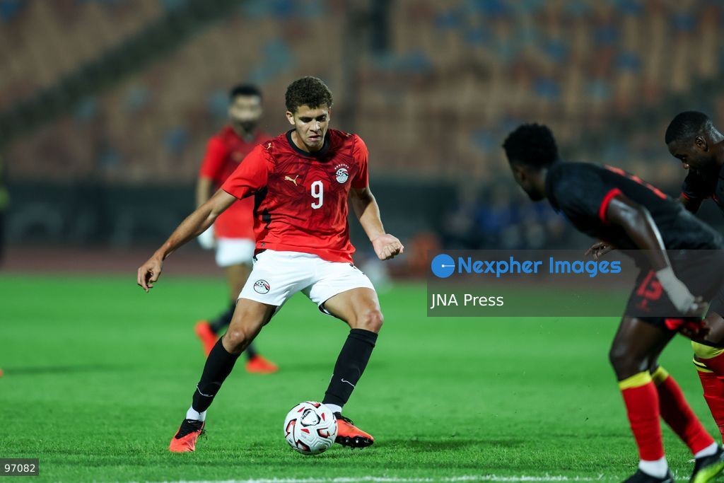 CAIRO, EGYPT, SEPTEMBER 25, 2026: 9 Hamza Abdelkarim of Egypt during Africa Cup of Nations qualification Group B match between Egypt and Angola at Cairo International Stadium in 25 Sep 2026. Photo by Ayman Aref / JNA Press (Photo by Ayman Aref/JNA Press via Nexpher Images)