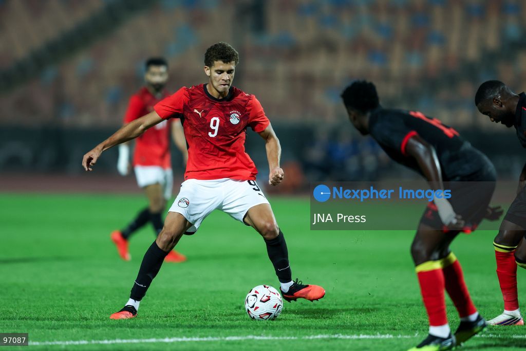 CAIRO, EGYPT, SEPTEMBER 25, 2026: 9 Hamza Abdelkarim of Egypt during Africa Cup of Nations qualification Group B match between Egypt and Angola at Cairo International Stadium in 25 Sep 2026.Photo by Ayman Aref / JNA Press (Photo by Ayman Aref/JNA Press via Nexpher Images)