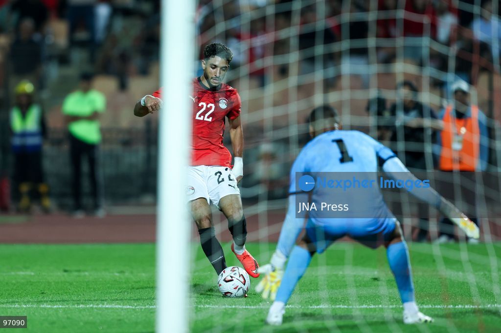 CAIRO, EGYPT, SEPTEMBER 25, 2026: 22 Omar Marmoush of Egypt during Africa Cup of Nations qualification Group B match between Egypt and Angola at Cairo International Stadium in 25 Sep 2026.Photo by Ayman Aref / JNA Press (Photo by Ayman Aref/JNA Press via Nexpher Images)