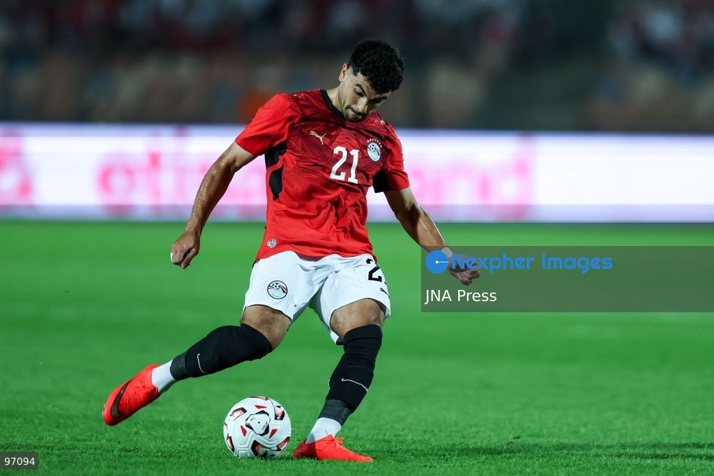 CAIRO, EGYPT, SEPTEMBER 25, 2026: 21 Mahmoud Saber of Egypt during Africa Cup of Nations qualification Group B match between Egypt and Angola at Cairo International Stadium in 25 Sep 2026.Photo by Ayman Aref / JNA Press (Photo by Ayman Aref/JNA Press via Nexpher Images)