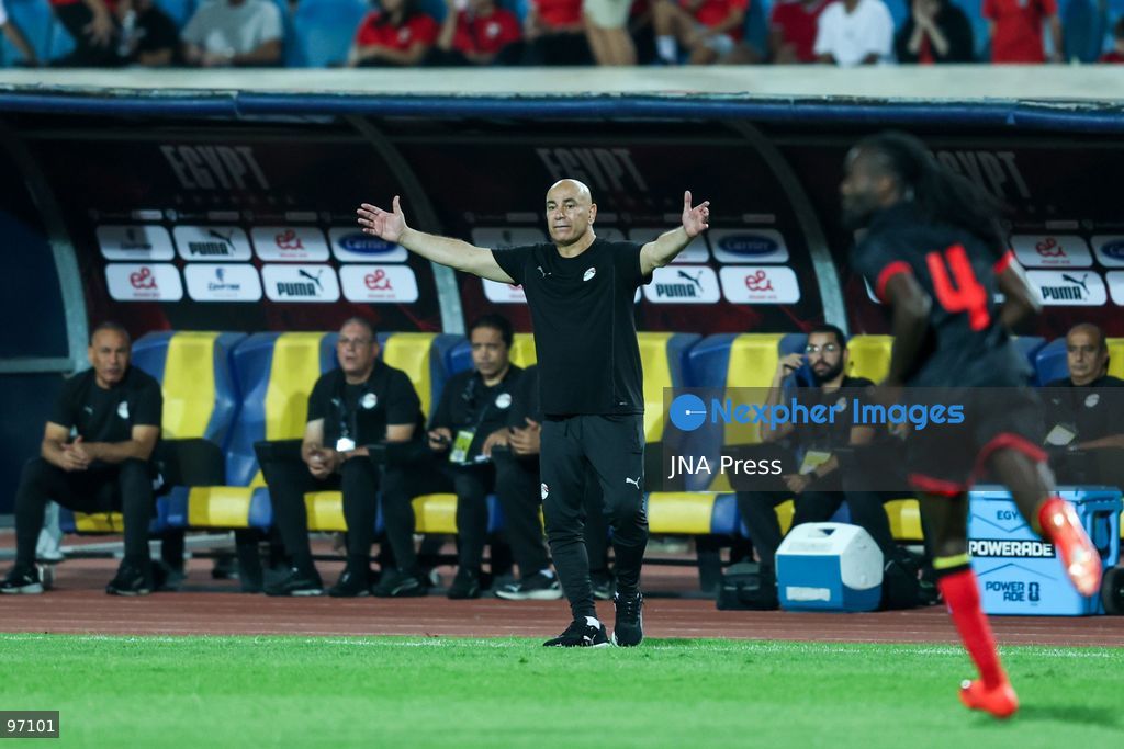CAIRO, EGYPT, SEPTEMBER 25, 2026: Head coach Hossam Hassan of Egypt during Africa Cup of Nations qualification Group B match between Egypt and Angola at Cairo International Stadium in 25 Sep 2026.Photo by Ayman Aref / JNA Press (Photo by Ayman Aref/JNA Press via Nexpher Images)