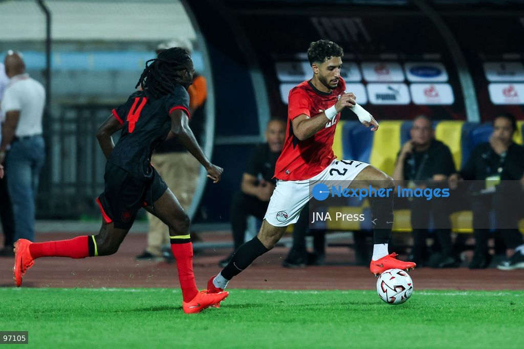 CAIRO, EGYPT, SEPTEMBER 25, 2026: 22 Omar Marmoush of Egypt during Africa Cup of Nations qualification Group B match between Egypt and Angola at Cairo International Stadium in 25 Sep 2026.Photo by Ayman Aref / JNA Press (Photo by Ayman Aref/JNA Press via Nexpher Images)