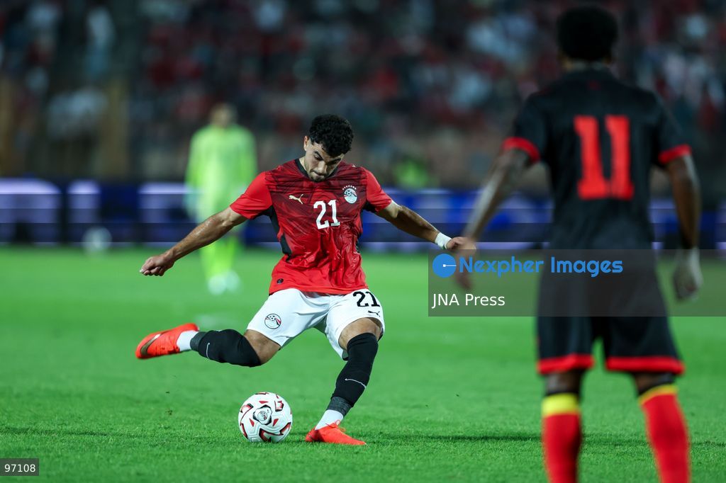 CAIRO, EGYPT, SEPTEMBER 25, 2026: 21 Mahmoud Saber of Egypt during Africa Cup of Nations qualification Group B match between Egypt and Angola at Cairo International Stadium in 25 Sep 2026.Photo by Ayman Aref / JNA Press (Photo by Ayman Aref/JNA Press via Nexpher Images)