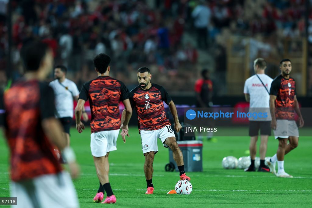 CAIRO, EGYPT, SEPTEMBER 25, 2026: 10 Mohamed Salah of Egypt before Africa Cup of Nations qualification Group B match between Egypt and Angola at Cairo International Stadium in 25 Sep 2026.Photo by Ayman Aref / JNA Press (Photo by Ayman Aref/JNA Press via Nexpher Images)
