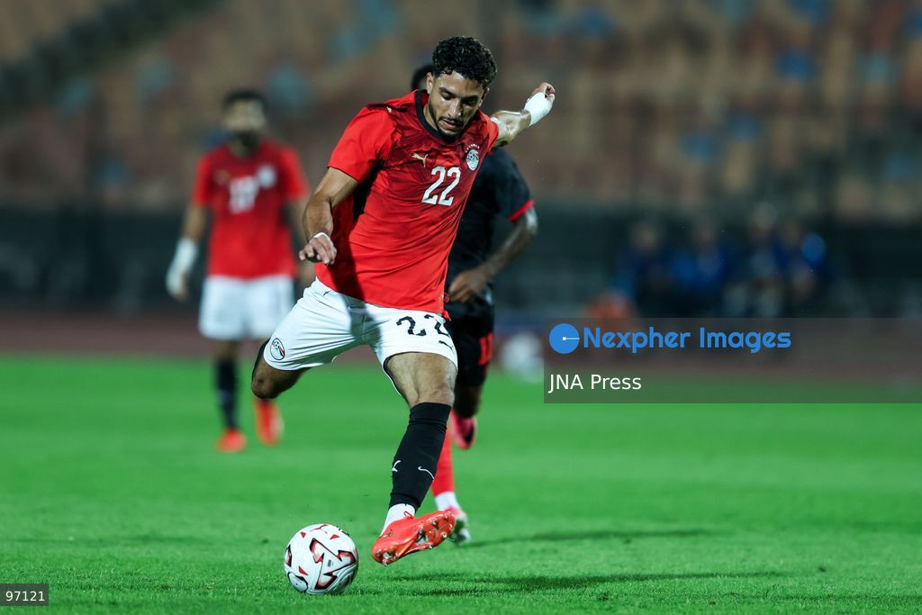 CAIRO, EGYPT, SEPTEMBER 25, 2026: 22 Omar Marmoush of Egypt during Africa Cup of Nations qualification Group B match between Egypt and Angola at Cairo International Stadium in 25 Sep 2026.Photo by Ayman Aref / JNA Press (Photo by Ayman Aref/JNA Press via Nexpher Images)