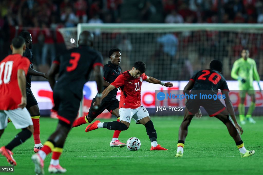 CAIRO, EGYPT, SEPTEMBER 25, 2026: 21 Mahmoud Saber of Egypt during Africa Cup of Nations qualification Group B match between Egypt and Angola at Cairo International Stadium in 25 Sep 2026.Photo by Ayman Aref / JNA Press (Photo by Ayman Aref/JNA Press via Nexpher Images)