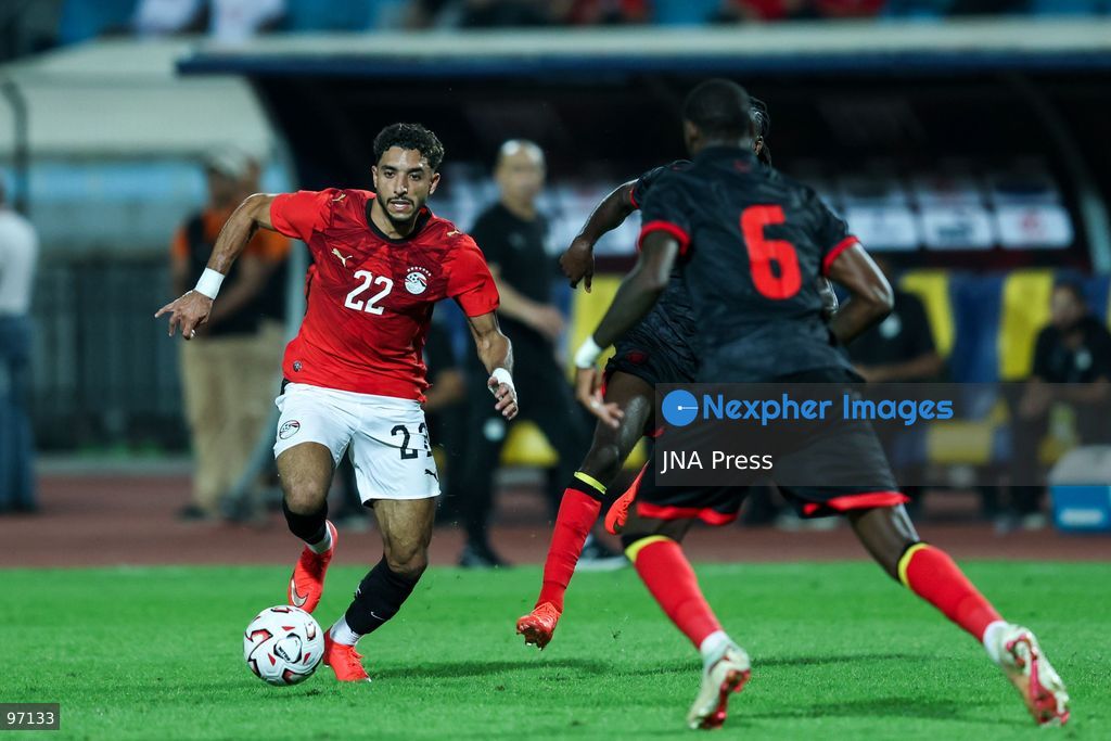 CAIRO, EGYPT, SEPTEMBER 25, 2026: 22 Omar Marmoush of Egypt during Africa Cup of Nations qualification Group B match between Egypt and Angola at Cairo International Stadium in 25 Sep 2026.Photo by Ayman Aref / JNA Press (Photo by Ayman Aref/JNA Press via Nexpher Images)