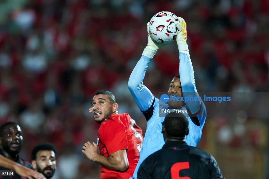 CAIRO, EGYPT, SEPTEMBER 25, 2026: 5 Rami Rabia of Egypt battle for possession with 1 HUGO MIGUEL BARRETO HENRIQUES of Angola during Africa Cup of Nations qualification Group B match between Egypt and Angola at Cairo International Stadium in 25 Sep 2026.Photo by Ayman Aref / JNA Press (Photo by Ayman Aref/JNA Press via Nexpher Images)