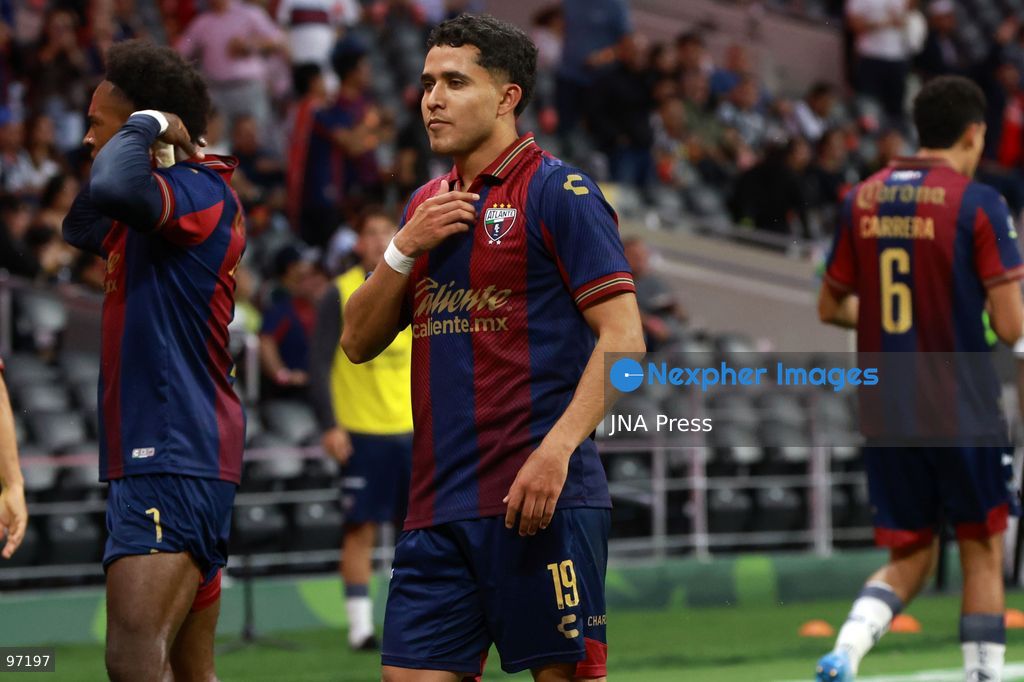 MEXICO CITY, MEXICO, SEPTEMBER 25, 2026: Players compete during the Liga MX Apertura 2026 match between Atlante and Monterrey at Estadio Banorte in Mexico City. Atlante defeated Monterrey 4-2, ending a six-match winless run in the league. Photo by José Tovar / JNA Press. (Photo by JosÃ© Luis Torales Tovar/JNA Press via Nexpher Images)