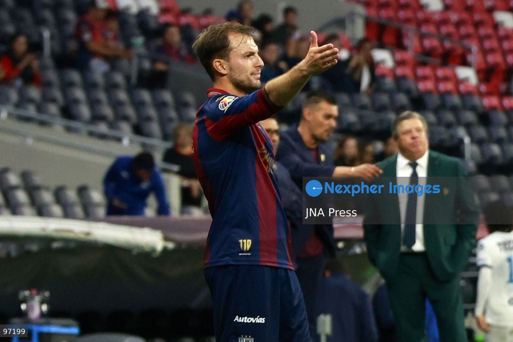 MEXICO CITY, MEXICO, SEPTEMBER 25, 2026: Players compete during the Liga MX Apertura 2026 match between Atlante and Monterrey at Estadio Banorte in Mexico City. Atlante defeated Monterrey 4-2, ending a six-match winless run in the league. Photo by José Tovar / JNA Press. (Photo by JosÃ© Luis Torales Tovar/JNA Press via Nexpher Images)