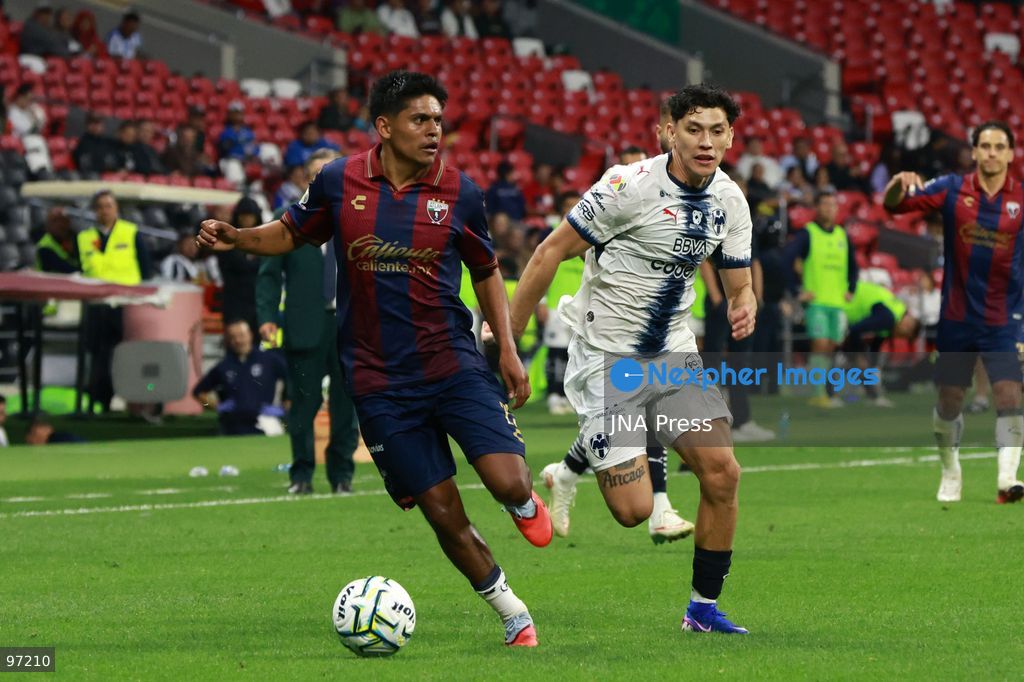 MEXICO CITY, MEXICO, SEPTEMBER 25, 2026: Players compete during the Liga MX Apertura 2026 match between Atlante and Monterrey at Estadio Banorte in Mexico City. Atlante defeated Monterrey 4-2, ending a six-match winless run in the league. Photo by José Tovar / JNA Press. (Photo by José Luis Torales Tovar/JNA Press via Nexpher Images)