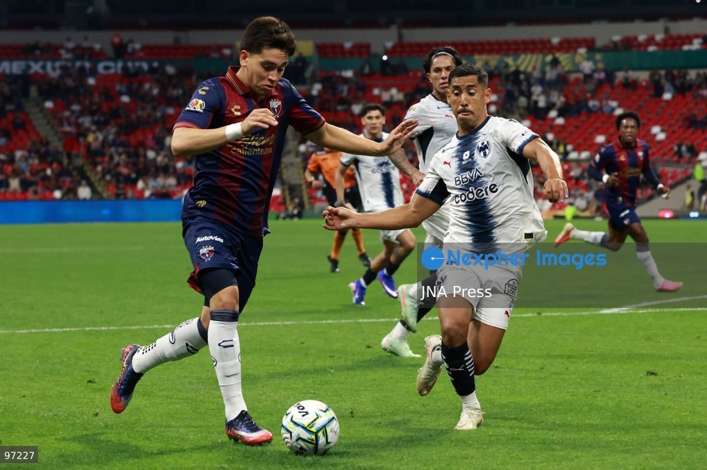 MEXICO CITY, MEXICO, SEPTEMBER 25, 2026: Players compete during the Liga MX Apertura 2026 match between Atlante and Monterrey at Estadio Banorte in Mexico City. Atlante defeated Monterrey 4-2, ending a six-match winless run in the league. Photo by José Tovar / JNA Press. (Photo by JosÃ© Luis Torales Tovar/JNA Press via Nexpher Images)