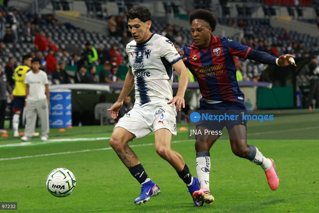 MEXICO CITY, MEXICO, SEPTEMBER 25, 2026: Players compete during the Liga MX Apertura 2026 match between Atlante and Monterrey at Estadio Banorte in Mexico City. Atlante defeated Monterrey 4-2, ending a six-match winless run in the league. Photo by José Tovar / JNA Press. (Photo by JosÃ© Luis Torales Tovar/JNA Press via Nexpher Images)