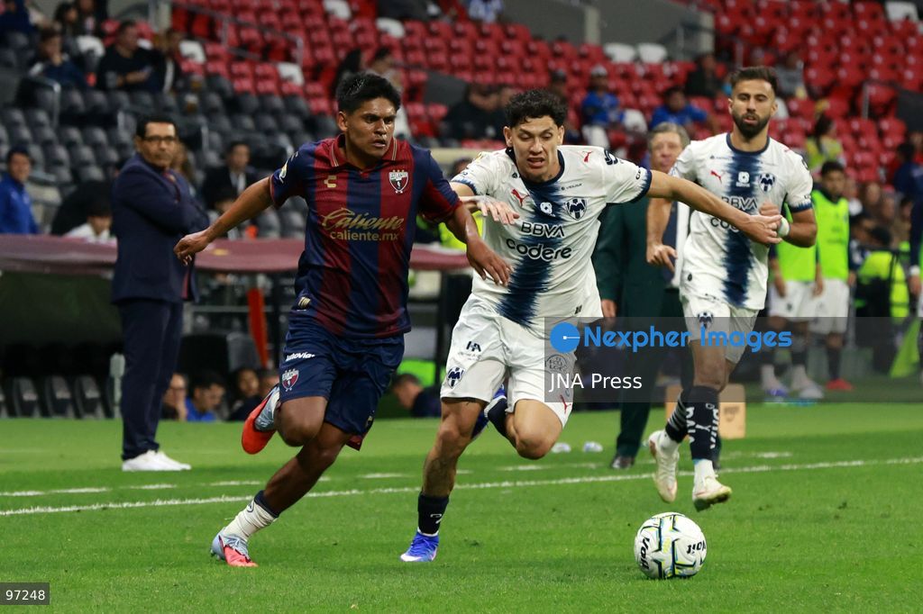 MEXICO CITY, MEXICO, SEPTEMBER 25, 2026: Players compete during the Liga MX Apertura 2026 match between Atlante and Monterrey at Estadio Banorte in Mexico City. Atlante defeated Monterrey 4-2, ending a six-match winless run in the league. Photo by José Tovar / JNA Press. (Photo by José Luis Torales Tovar/JNA Press via Nexpher Images)