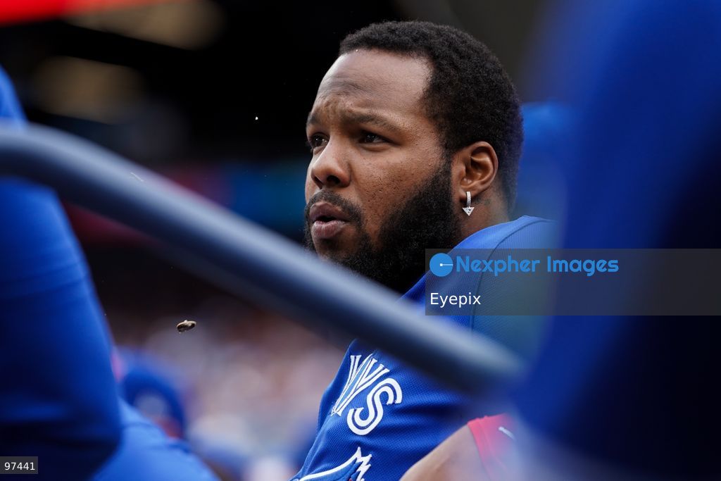 Vladimir Guerrero Jr. #27 of the Toronto Blue Jays looks on from the dugout during the game against the Cincinnati Reds at Rogers Centre on September 26, 2026, in Toronto, Ontario, Canada. (Photo by Leonardo Ramirez/ Eyepix Group) (Photo by Leonardo Ramirez/ Eyepix Group/Eyepix via Nexpher Images)