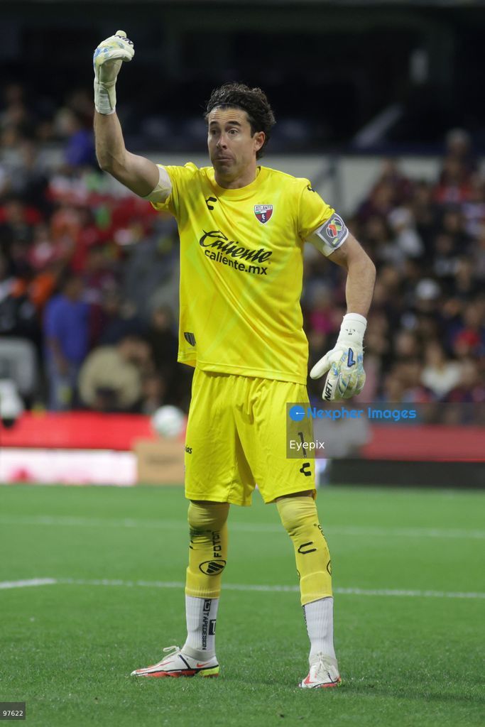 Oscar Jiménez #1 goalkeeper of Atlanta FC reacts during the Liga MX Apertura 2026 match day 10 game between Atlante and Monterrey at Estadio Banorte. on September 25, 2026 in Mexico City, Mexico. (Photo by Ismael Rosas/ Eyepix Group) (Photo by Ismael Rosas/ Eyepix Group/Eyepix via Nexpher Images)