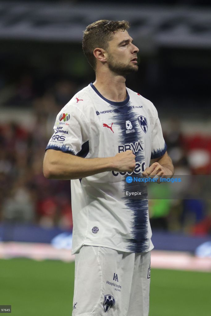 Hugo Cuypers #99 of Monterrey celebrating after scoring a goal during the Liga MX Apertura 2026 match day 10 game between Atlante and Monterrey at Estadio Banorte. on September 25, 2026 in Mexico City, Mexico. (Photo by Ismael Rosas/ Eyepix Group) (Photo by Ismael Rosas/ Eyepix Group/Eyepix via Nexpher Images)
