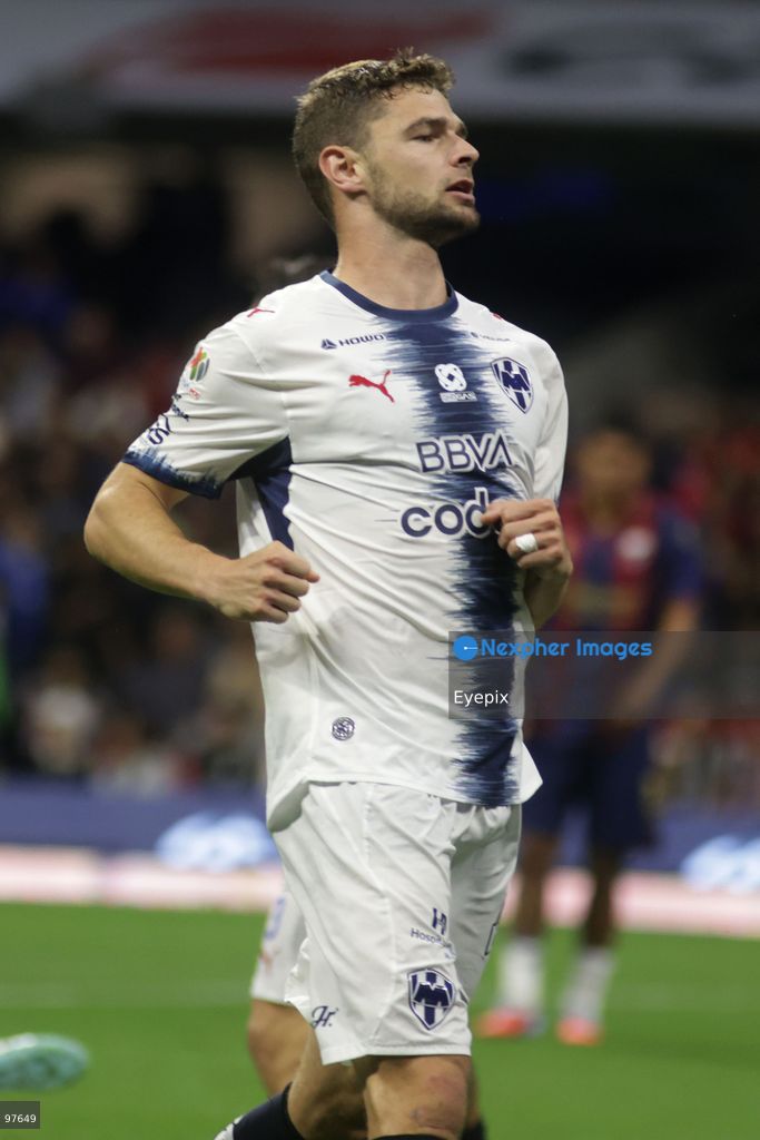 Hugo Cuypers #99 of Monterrey celebrating after scoring a goal during the Liga MX Apertura 2026 match day 10 game between Atlante and Monterrey at Estadio Banorte. on September 25, 2026 in Mexico City, Mexico. (Photo by Ismael Rosas/ Eyepix Group) (Photo by Ismael Rosas/ Eyepix Group/Eyepix via Nexpher Images)